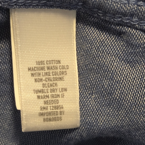 Bonobos Mens Standard Fit Blue Plaid Soft Flannel Button Shirt Size Large - Picture 5 of 7